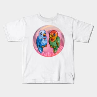 Lovebird Pair Kids T-Shirt